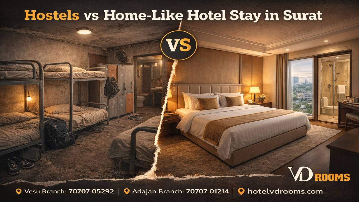Hostels in Surat vs Home-Like Hotels: Key Differences