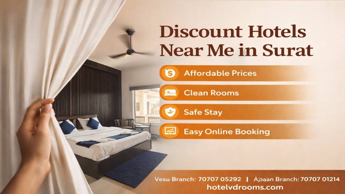 Why Hotel VD Rooms Is Ideal for Discount Hotels Near Me in Surat