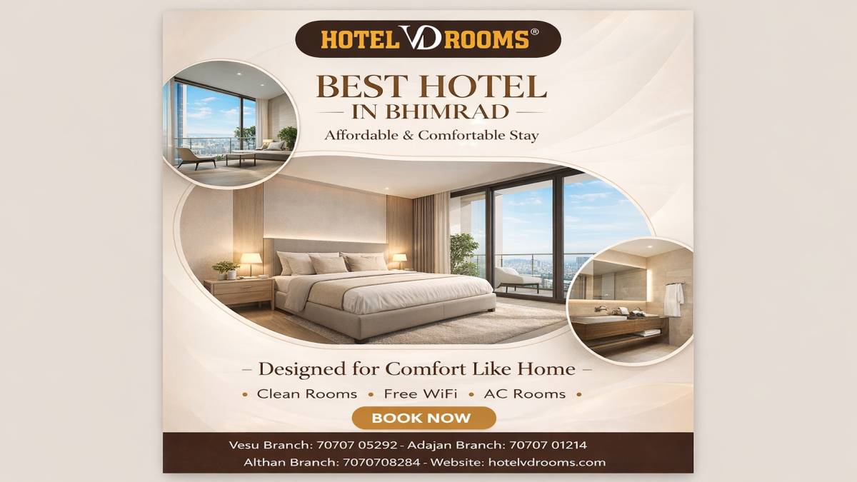 Best Hotel in Bhimrad: Room Options at Hotel VD Rooms Best Hotel in Bhimrad: Room Options at Hotel VD Rooms