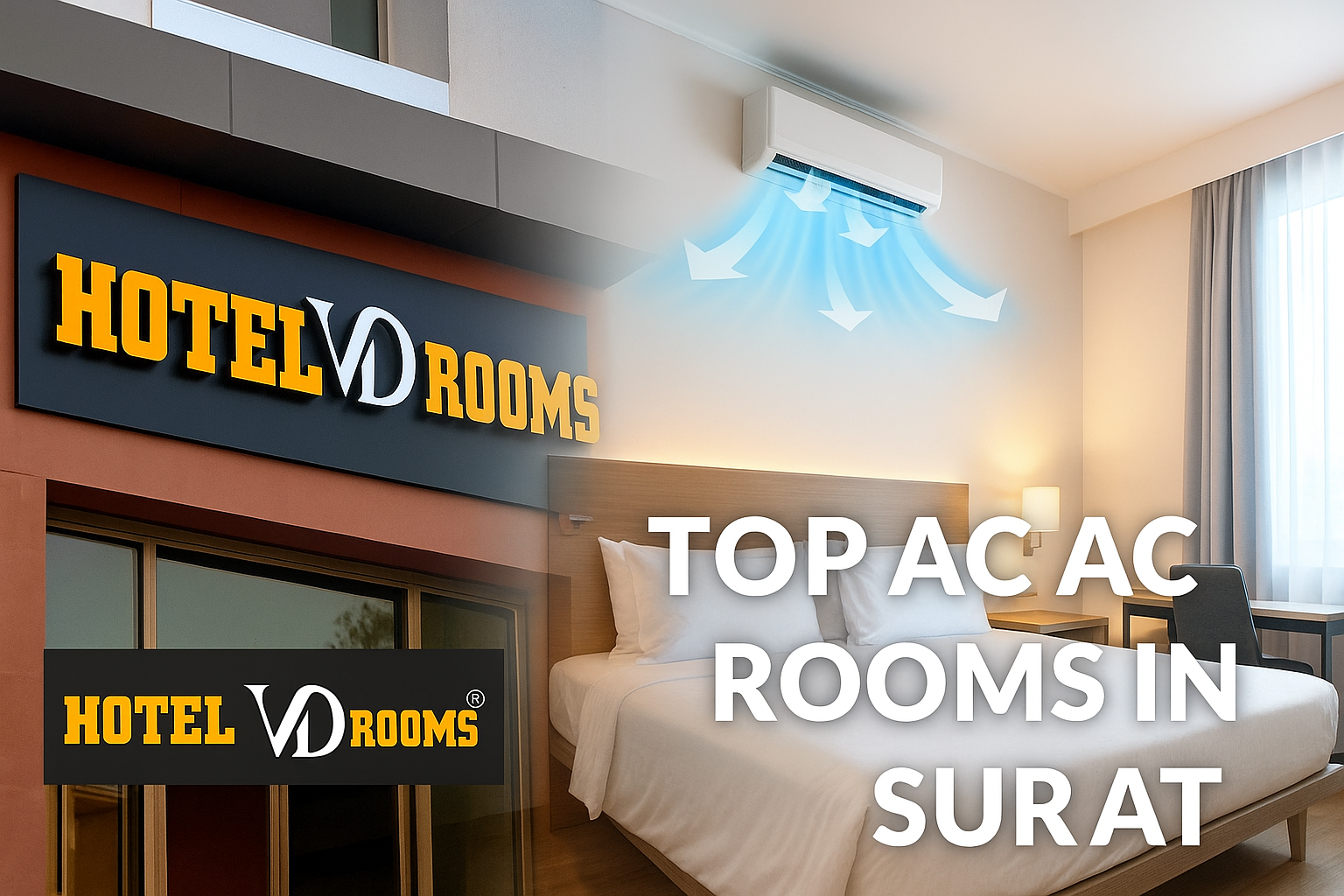 Why Choose AC Rooms in Surat at Hotel VD Rooms?
