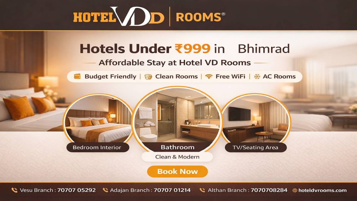 Hotels Under 999 in Bhimrad: Why Budget Stays Are in Demand Hotels Under 999 in Bhimrad: Why Budget Stays Are in Demand