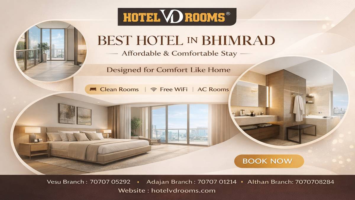 Best Hotel in Bhimrad: Affordable Stay at Hotel VD Rooms Best Hotel in Bhimrad: Affordable Stay at Hotel VD Rooms