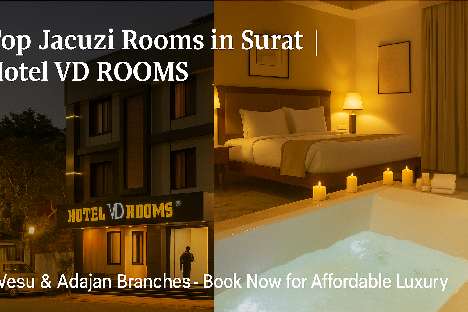 Features of the Best Jacuzzi Rooms in Surat