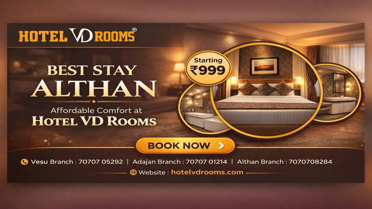 Best Stay Althan for Couples and Travelers Best Stay Althan for Couples and Travelers