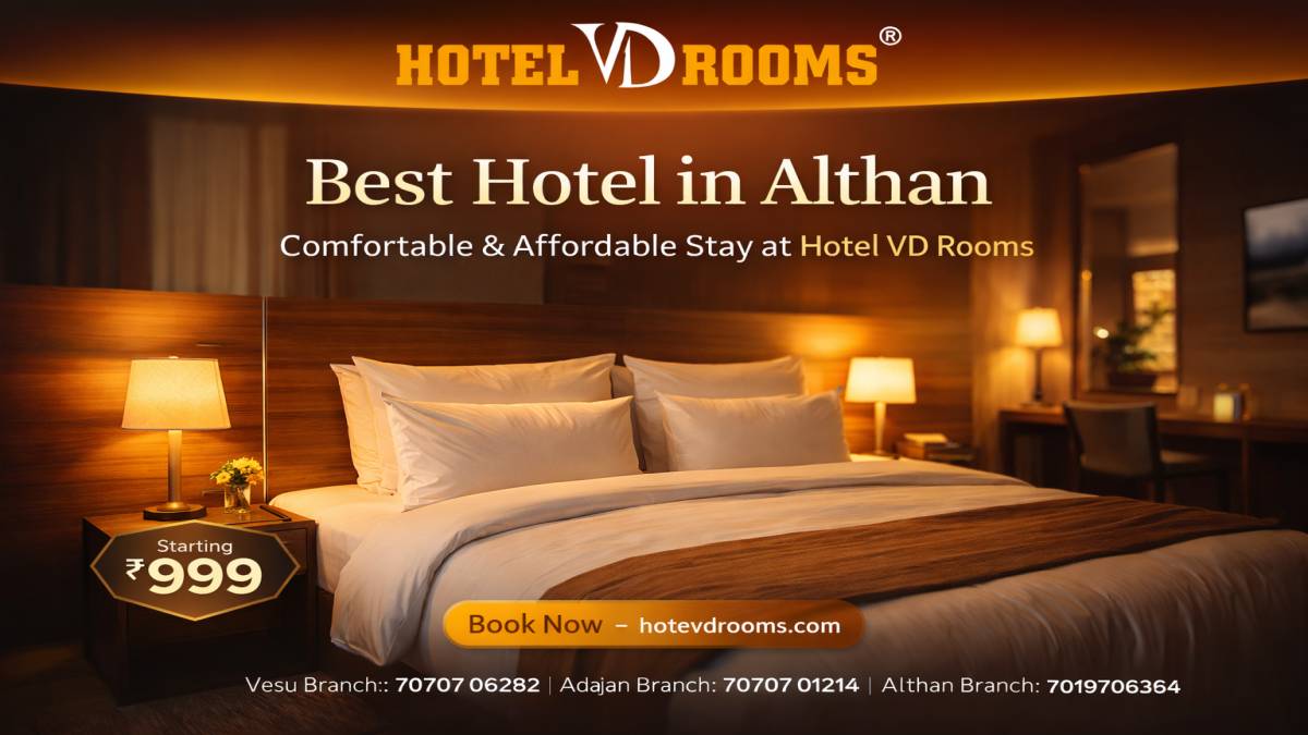 Best Hotel in Althan with Unique Features Best Hotel in Althan with Unique Features