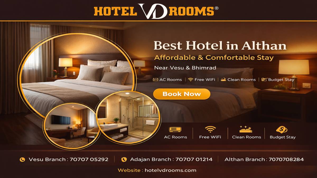 Best Hotel in Althan for Couples and Travelers Best Hotel in Althan for Couples and Travelers
