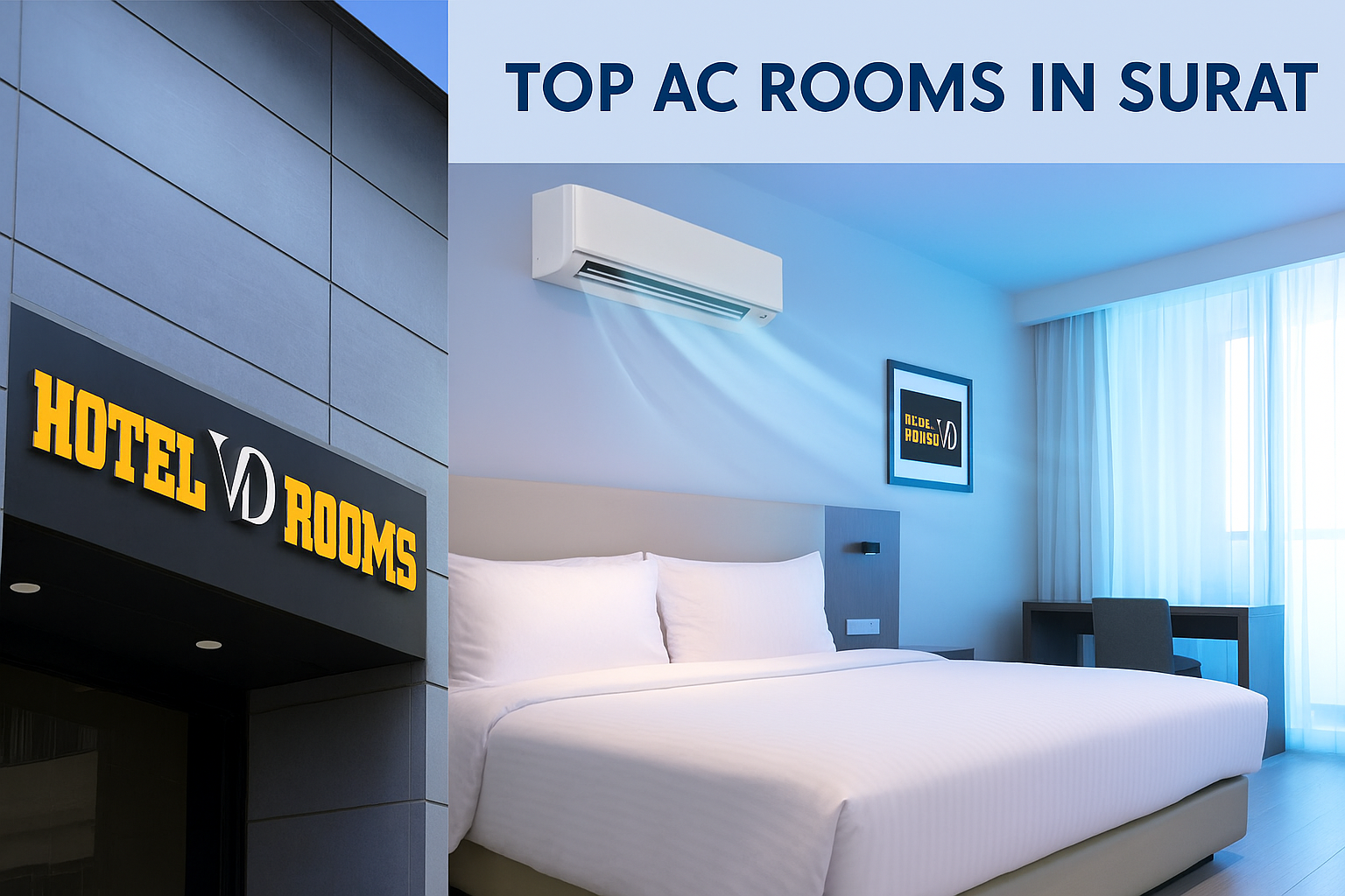 Types of AC Rooms Available at Hotel VD Rooms