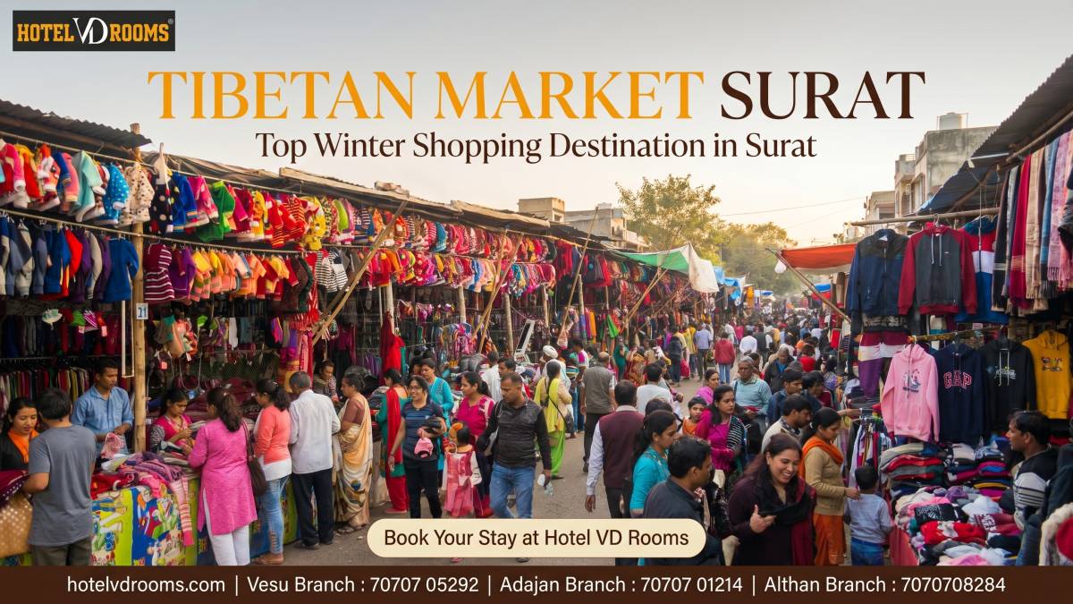 Tibetan Market Surat with Local Food Attractions