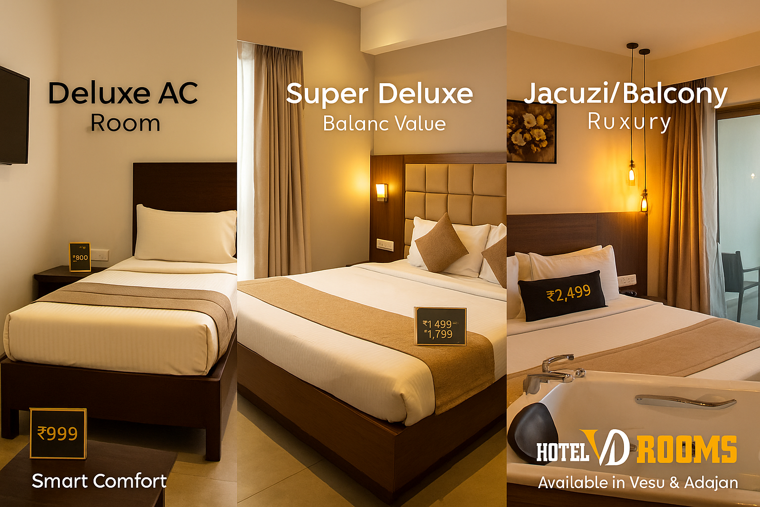 Why Choose Hotel VD Rooms for Budget & Premium Options? Why Choose Hotel VD Rooms for Budget & Premium Options?