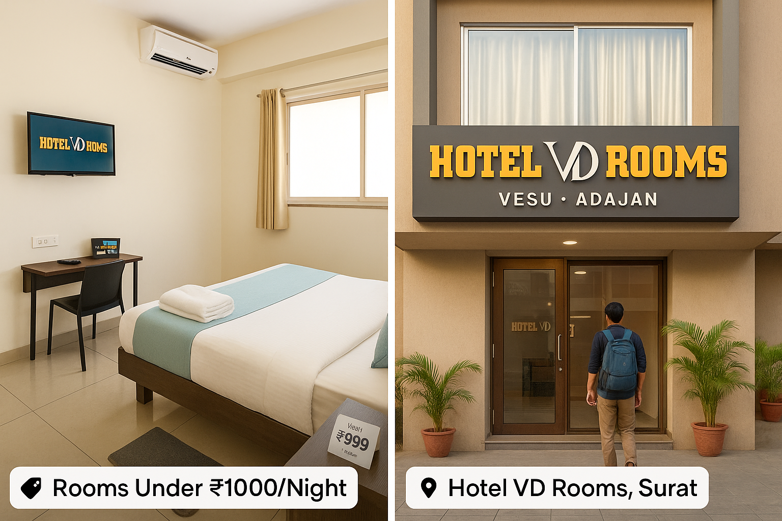 What Makes Hotel VD Rooms the Best Budget Hotel in Surat