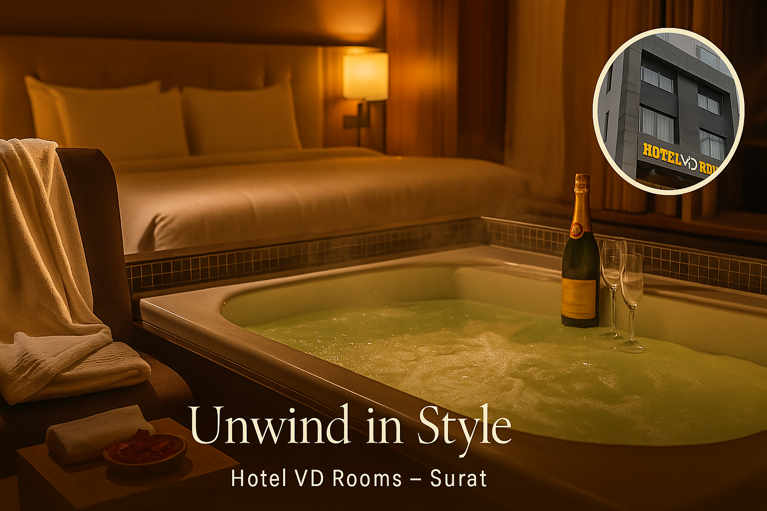 Discover the Best Jacuzzi Rooms in Surat – Room Highlights Discover the Best Jacuzzi Rooms in Surat – Room Highlights