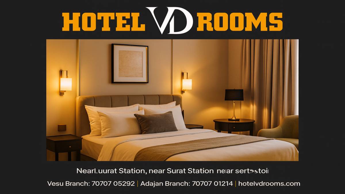 Spacious & Stylish Rooms: Hotels Near Surat Station &ndash; Discover VD Rooms