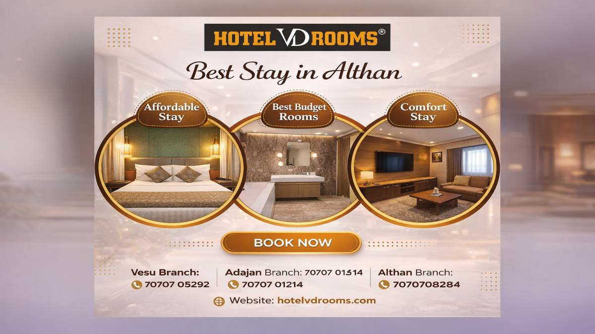 Best Stay Althan: Room Options at Hotel VD Rooms Best Stay Althan: Room Options at Hotel VD Rooms